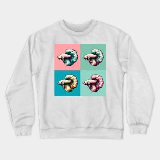 Betta - Cool Tropical Fish Crewneck Sweatshirt